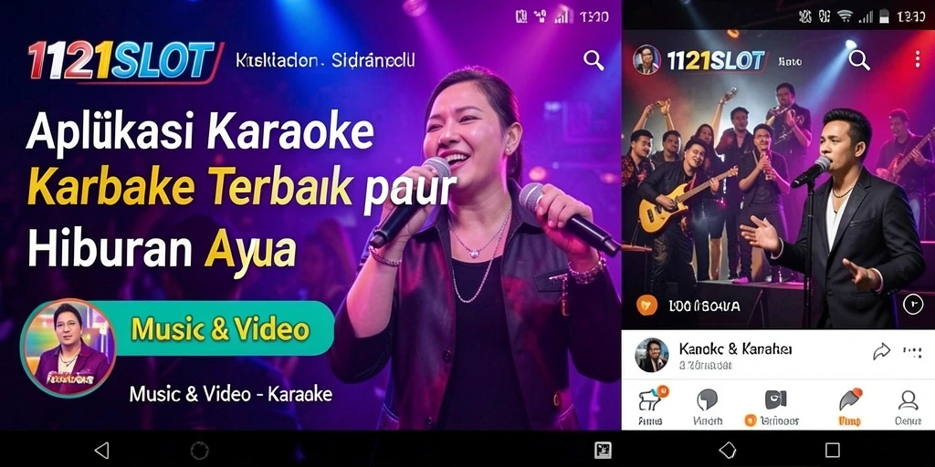 Antarmuka 1121SLOT yang bersih dan fungsional untuk Karaoke.