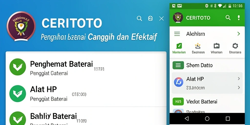 Tampilan antarmuka utama CERITOTO yang intuitif dan fungsional.
