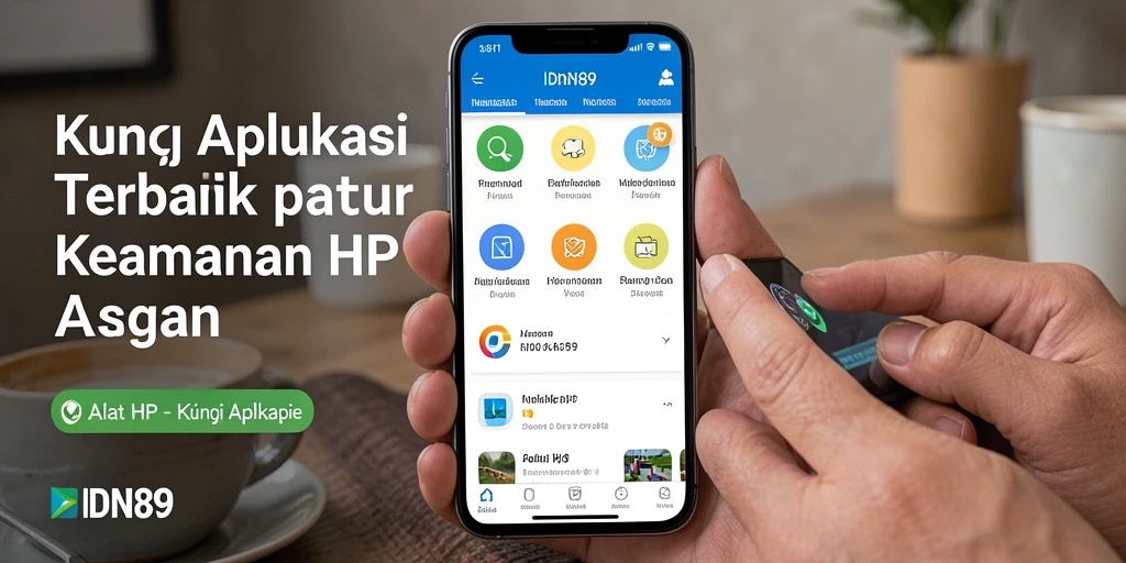 Tampilan antarmuka IDN89 yang intuitif dan menarik.