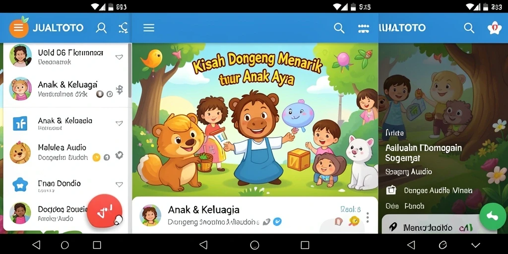 Antarmuka pengguna JUALTOTO yang ramah anak dan menyenangkan.