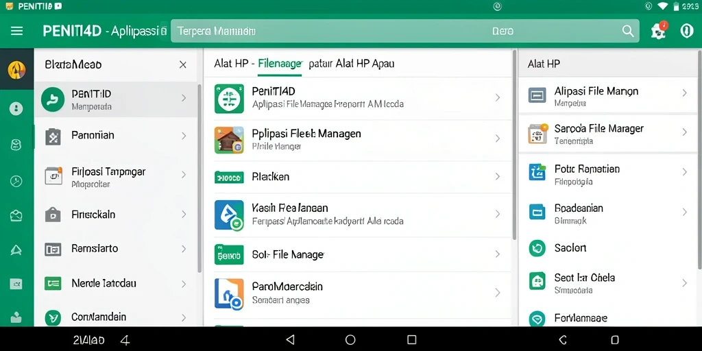 Tampilan antarmuka pengguna PENITI4D yang menarik dan fungsional.
