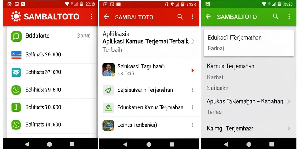 Tampilan antarmuka SAMBALTOTO yang intuitif dan menarik.