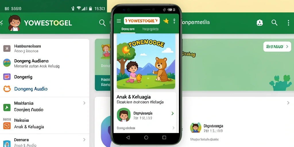 Tampilan antarmuka YOWESTOGEL yang menarik dan berwarna-warni.